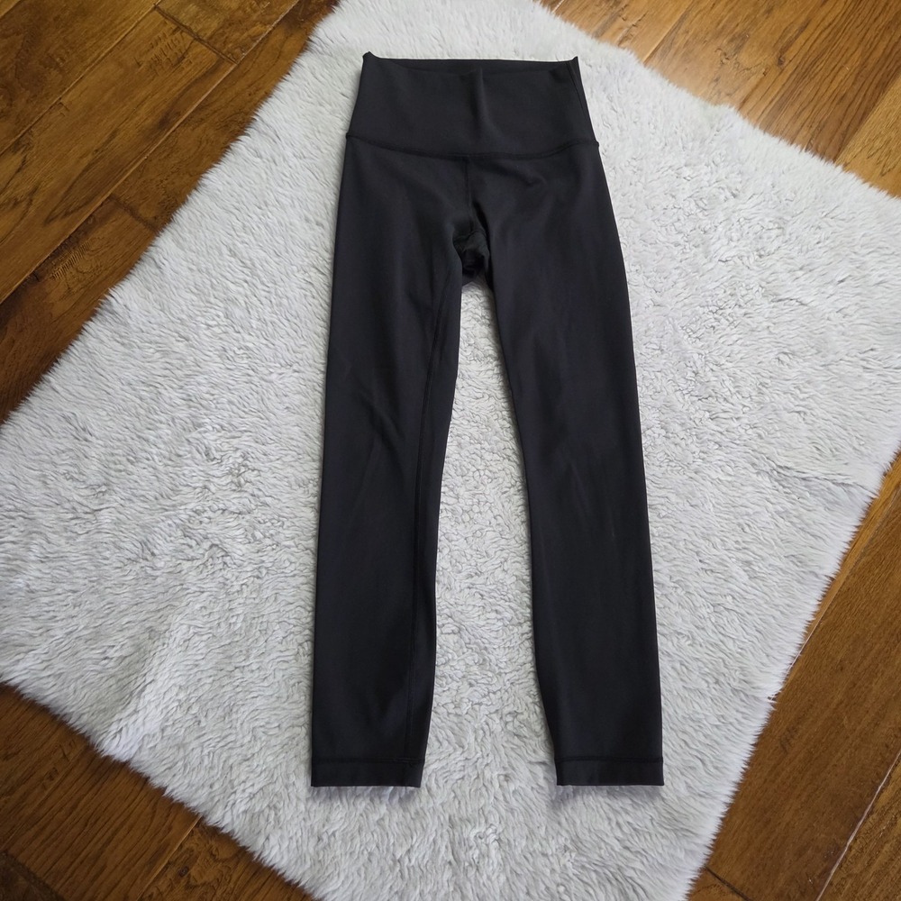 Lululemon Wunder Under Cropped Leggings Women's 2 Black